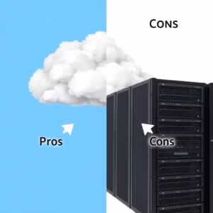 クラウド・コンピューティングと従来のホスティングの比較：メリットとデメリットの可視化