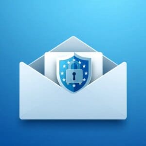 Управление на имейли в съответствие с GDPR Символично изображение