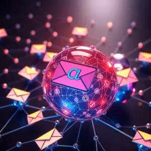 Sistema futurista de filtro de e-mail controlado por IA