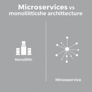 Comparison of microservices and monolithic architecture in web hosting
