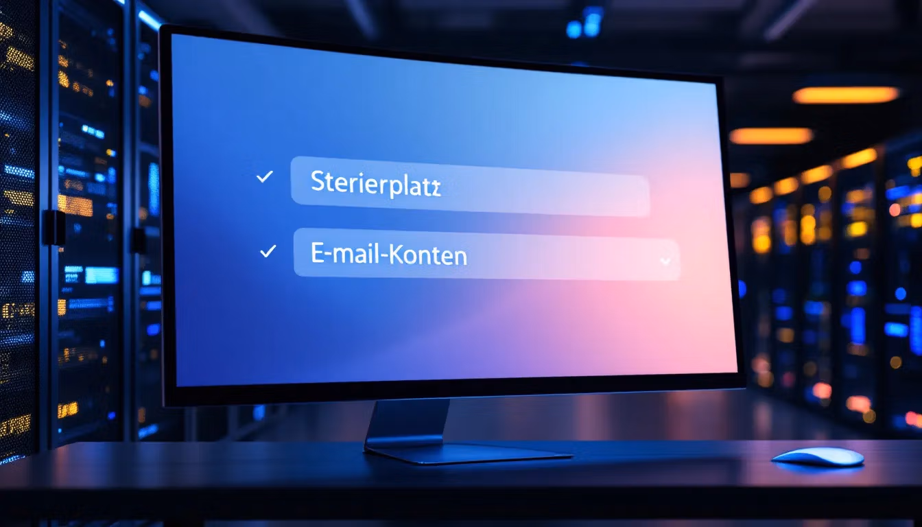 Advantages of free web hosting, such as storage space and e-mail accounts.