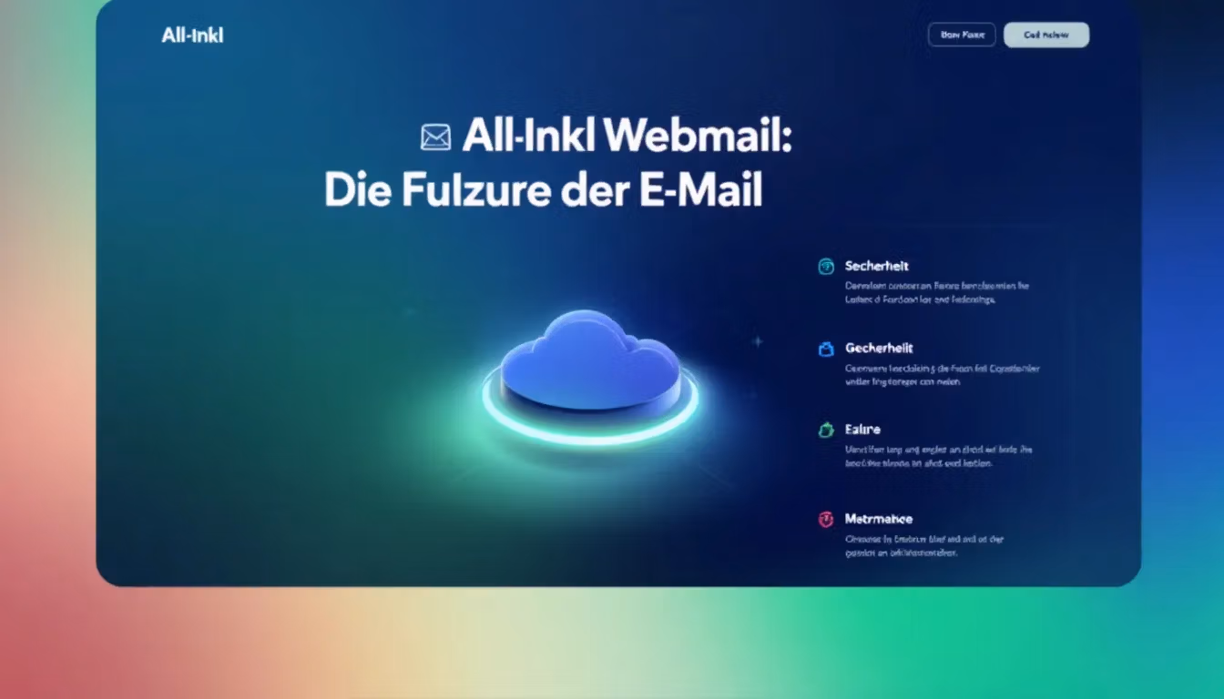Advantages of All-Inkl Webmail compared to other providers.