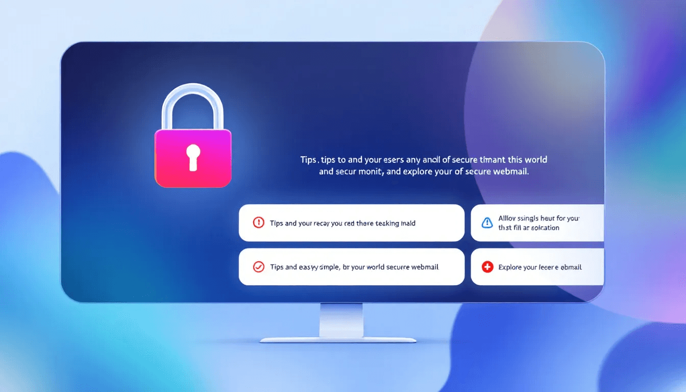 Sicherheitstipps für Webmail-Nutzer - Warnungen und Tipps zur Passwortsicherheit.