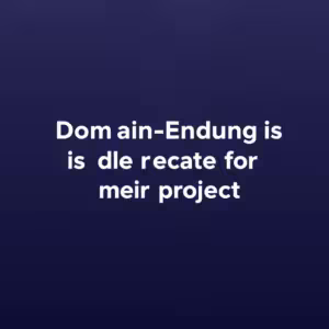 .com、.de、.techなどの様々なドメイン拡張子をデジタルスタイルでイラスト化。