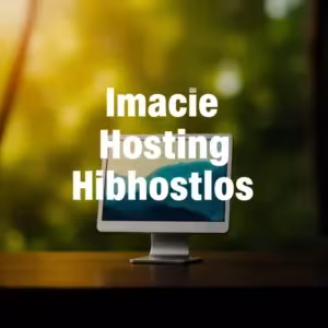 無料画像ホスティングのシンボルとして画像が浮かぶノートパソコンとスマートフォン