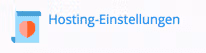 Hosting Einstellungen