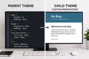 带代码示例和继承结构的 WordPress 子主题开发