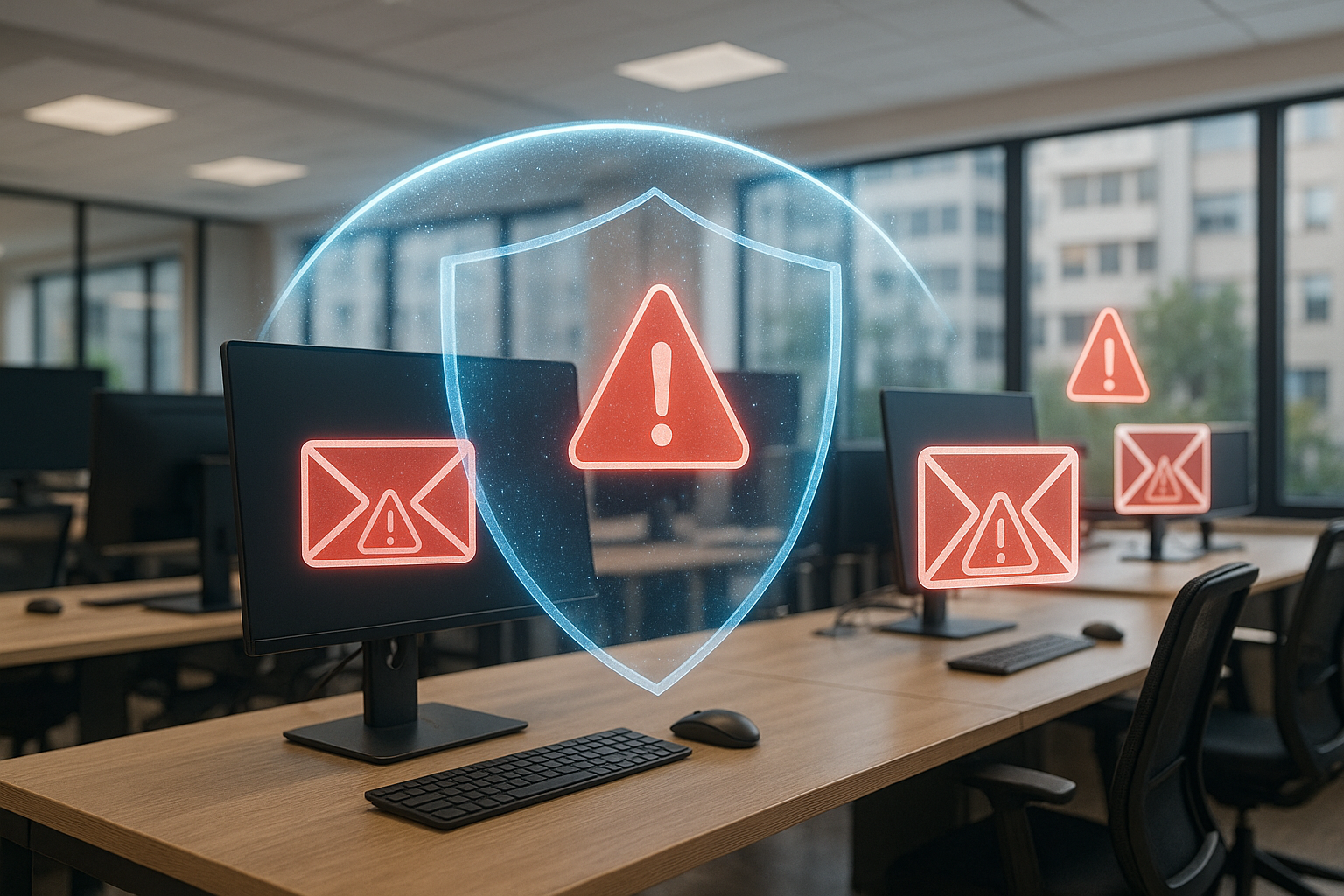 Sistemas informáticos de oficina protegidos por tecnologías digitales de protección contra el spam