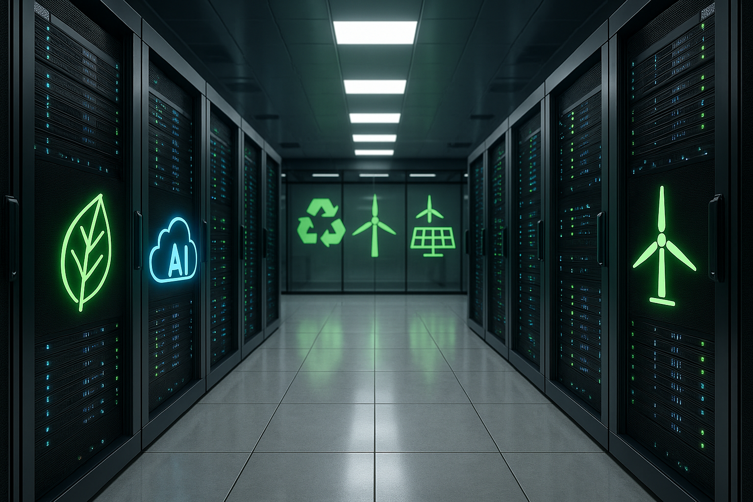 Centru de date cu tehnologie modernă de găzduire și energie verde