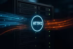 Servidor no centro de dados com suporte HTTP/2 ativado no Plesk