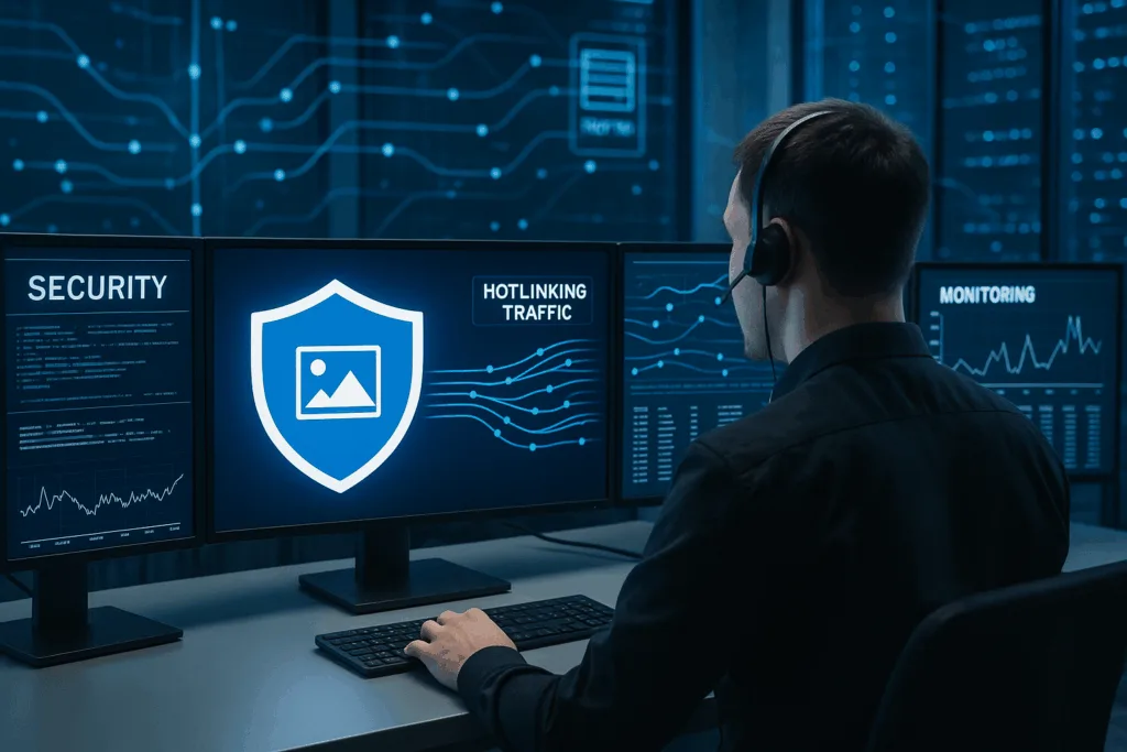 Hotlink protection ensures the security of website images