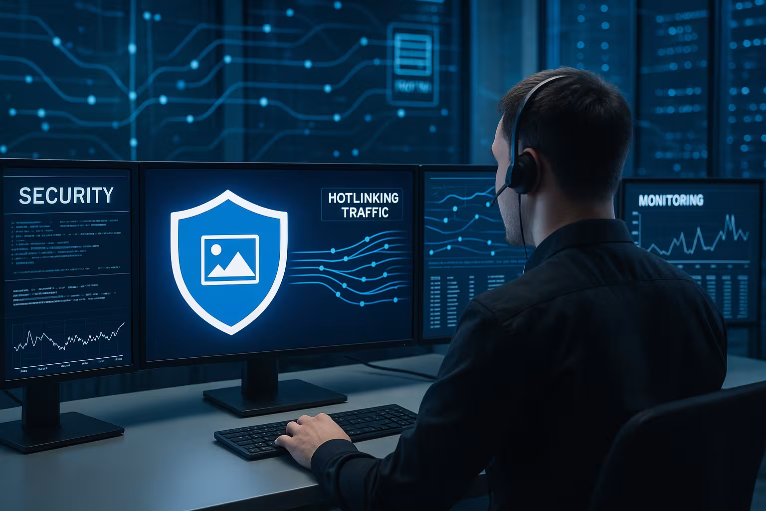 La protección Hotlink garantiza la seguridad de las imágenes del sitio web