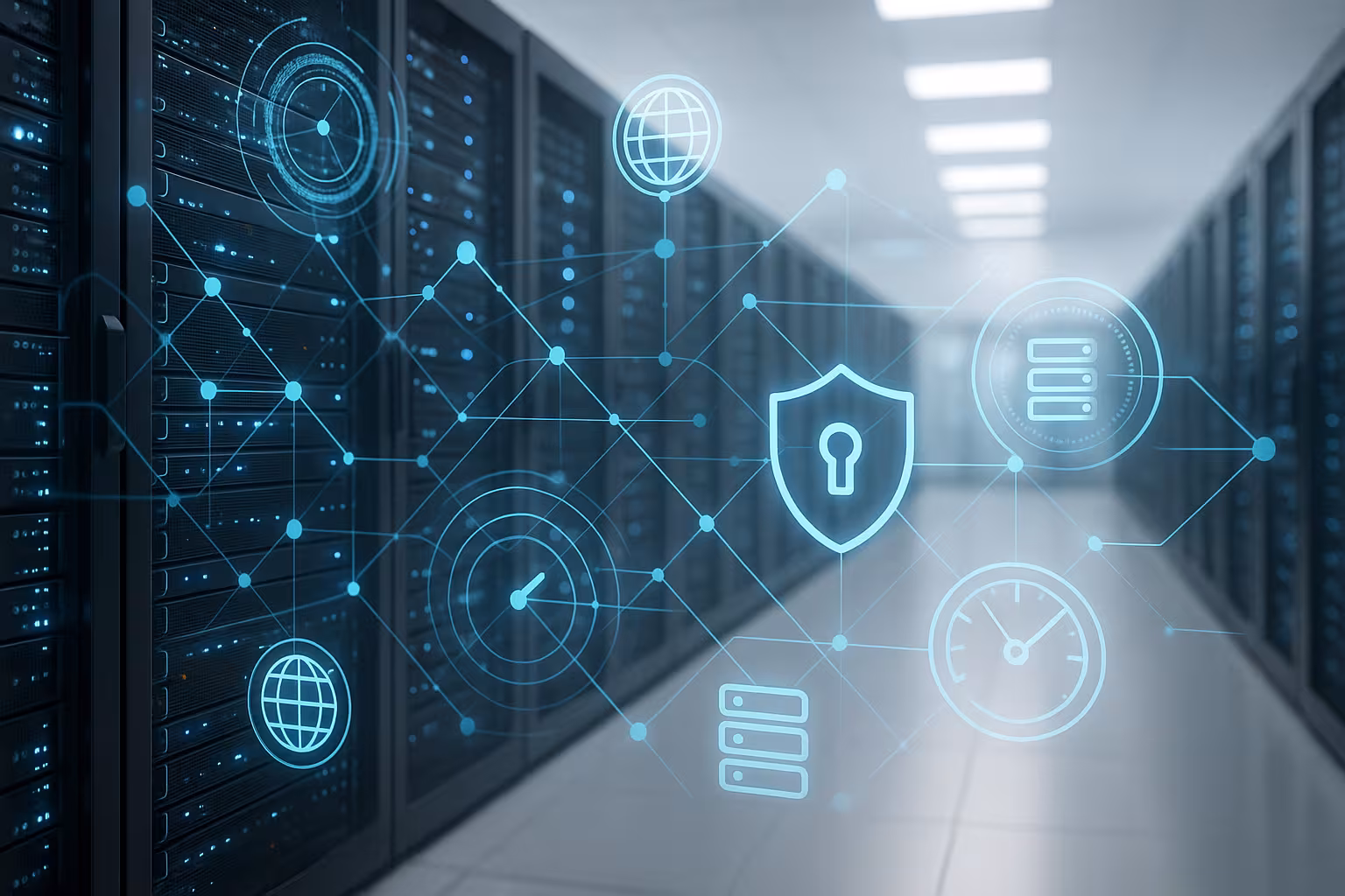 Centru de date cu rețea digitală suprapusă pentru securitate HTTP/3