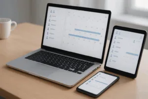 Dispozitive digitale cu calendare și contacte sincronizate prin CalDAV și CardDAV