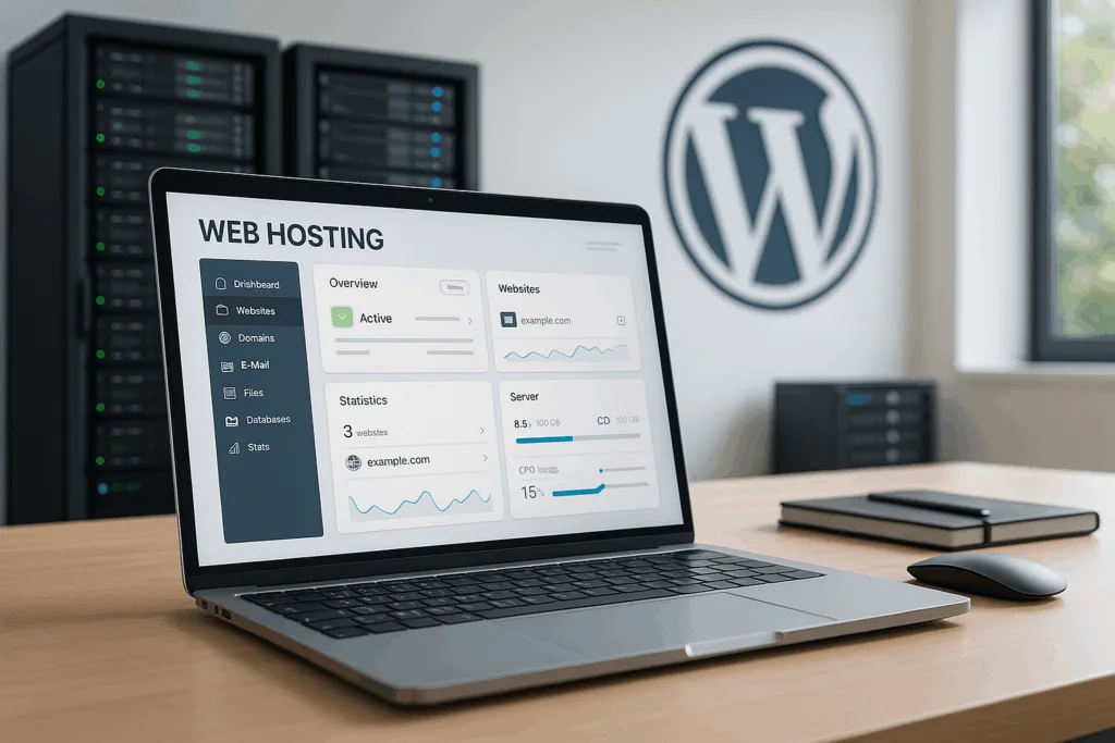 Installation environment of WordPress Multisite in Plesk with servers and dashboard