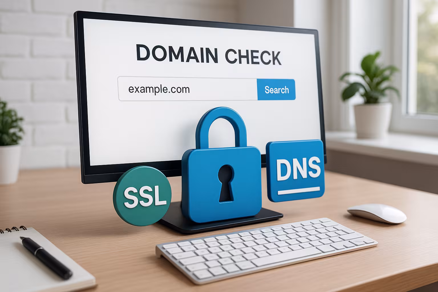 Verkkotunnuksen tarkistus ja hallinta keskittyen digitaaliseen turvallisuuteen