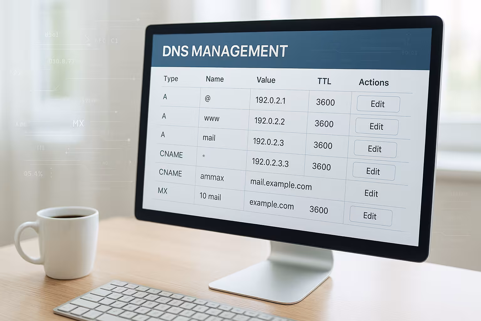 DNS-hallinta All-Inkl KAS:lla - moderni tekninen käyttöliittymä