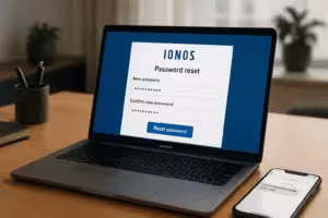 スマートフォンと最新の作業環境でノートPCのIONOSパスワードをリセット