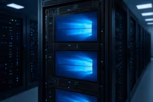 Configuração de servidor profissional para hospedagem VPS Windows com infraestrutura de TI moderna