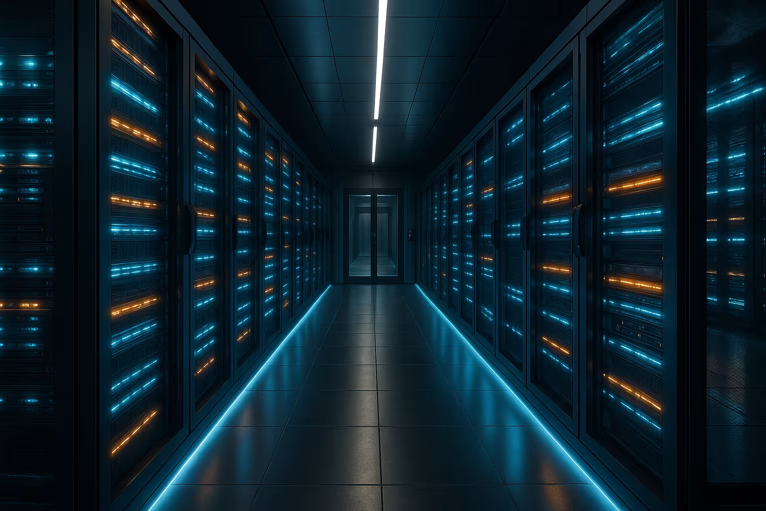 Nykyaikainen saksalainen datakeskus kohtuuhintaiseen web-hostingiin huipputehokkailla palvelimilla.