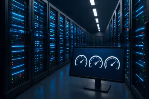 Topmoderne serverarkitektur med højtydende servere til hurtig WordPress-hosting