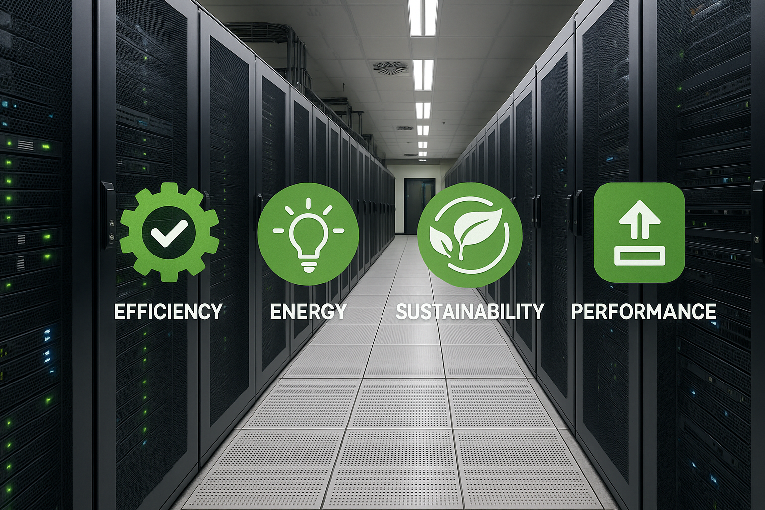 Efektívne dátové centrum s nízkym PUE