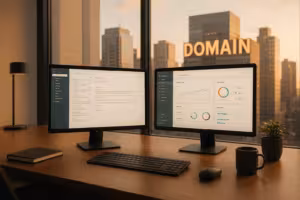 Professionelt miljø til hosting af e-mailindbakke på det moderne skrivebord