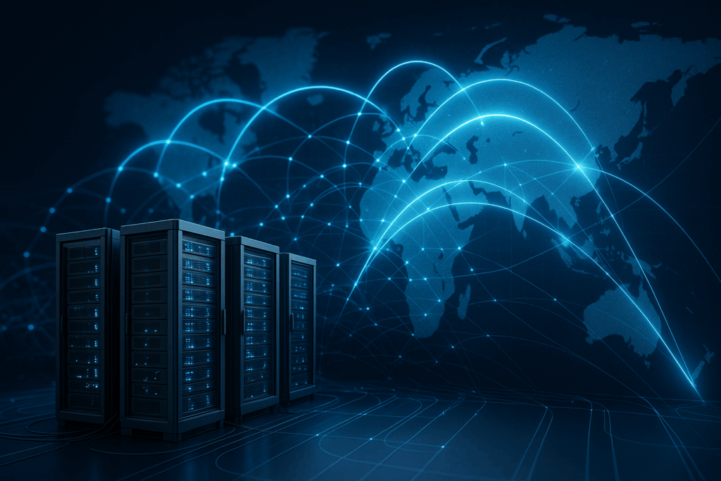 Глобални мрежови връзки за международен хостинг