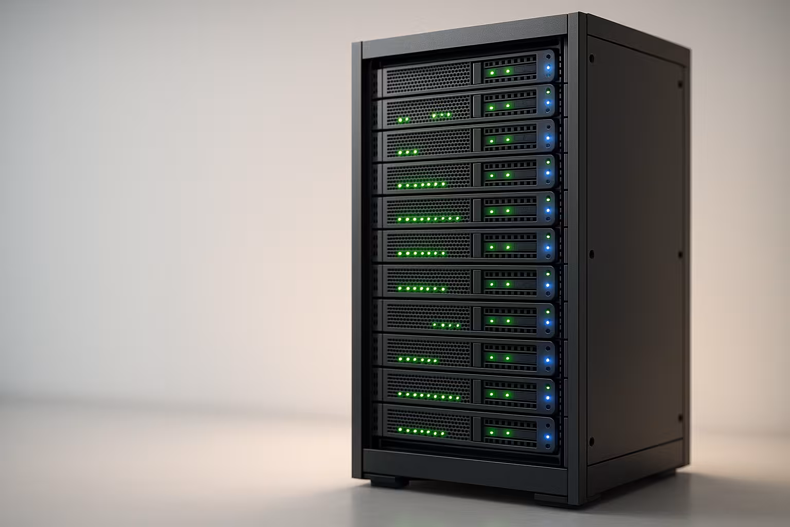 Camera serverului fotorealist cu servere de găzduire moderne, ideal pentru OpenLiteSpeed vs LiteSpeed.