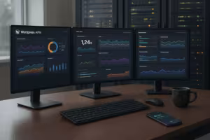 WordPress APMツール ウェブサイトパフォーマンスのモニタリングダッシュボード