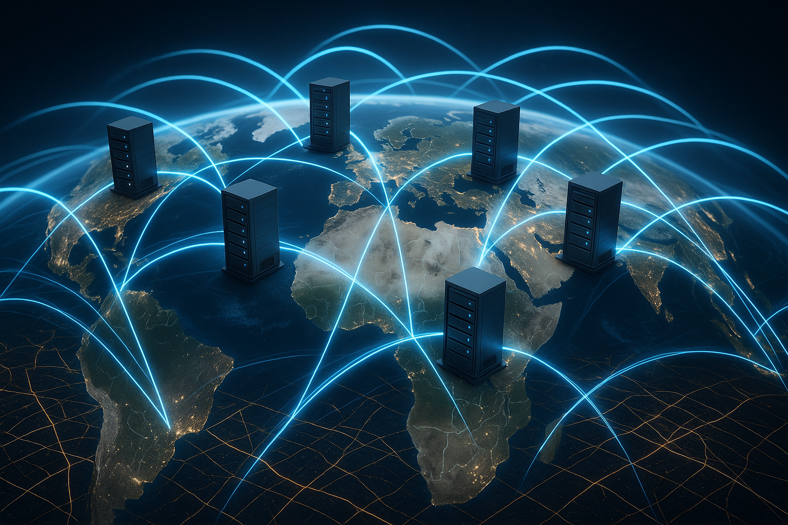 Le reti mondiali distribuiscono contenuti web alla velocità della luce