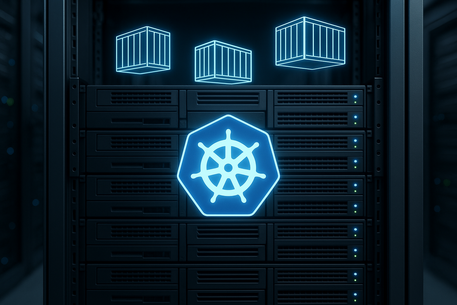 Kubernetes Hosting in einem modernen Rechenzentrum mit Containern