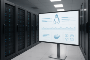 Модерен сървър панел Табло в центъра за данни