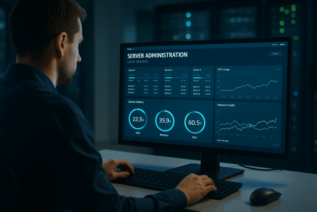 Webmin Systemadministration über Webinterface mit Server-Management-Dashboard