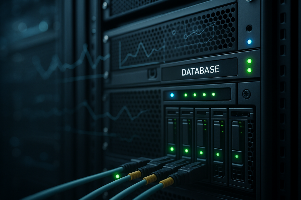Centro de dados com servidor de base de dados e agrupamento de ligações otimizado