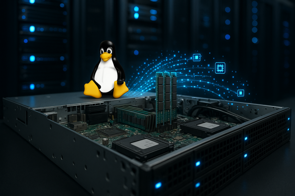 Pamięć podręczna stron Linux na serwerze z buforowaniem RAM dla wysokiej wydajności