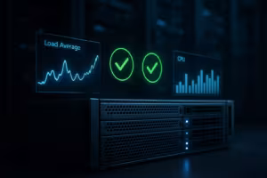 ホスティングにおけるサーバー負荷平均モニタリングダッシュボード