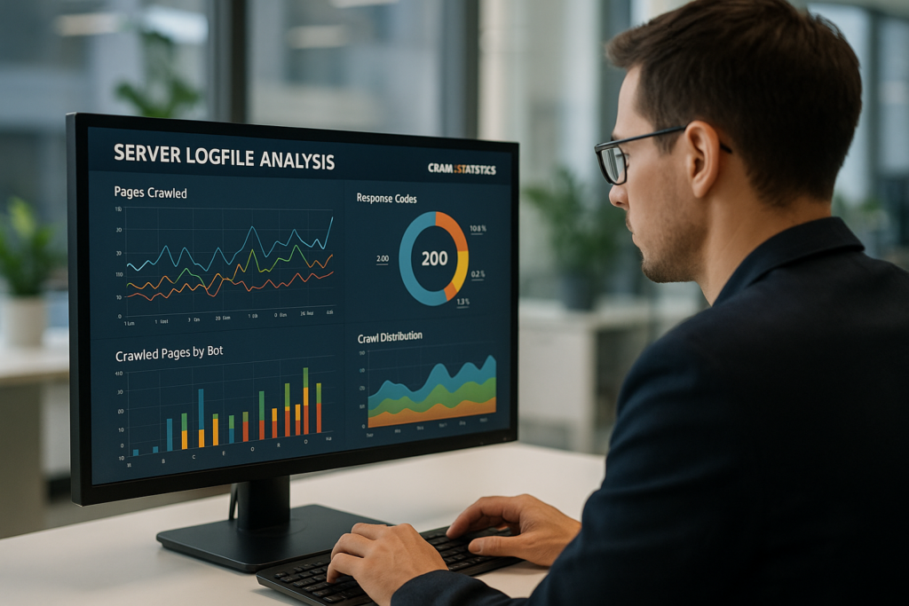 Logfile-Analyse zur Optimierung der Crawl-Effizienz mit detaillierten Daten und visuellen Statistiken