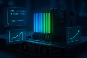 Fotorealistisk billede af PHP-hukommelsesgrænse og serverydelse