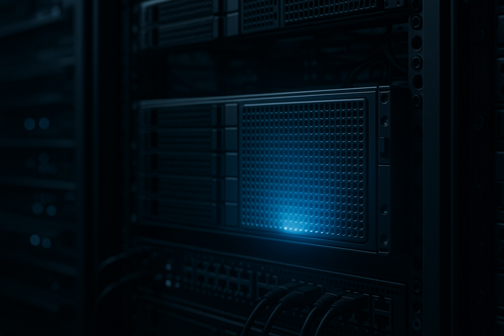 Rack de servidor com servidor de cache na memória para otimizar o desempenho do Redis