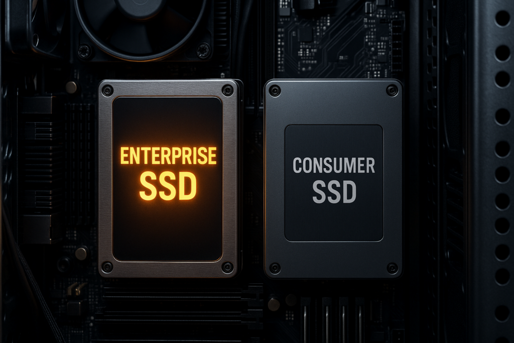 Porównanie dysków SSD klasy korporacyjnej i konsumenckiej w serwerach i komputerach PC