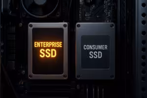 Sammenligning af Enterprise SSD og Consumer SSD i servere og pc'er