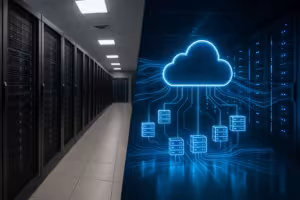 クラウドホスティングと従来のウェブホスティングの技術的差別化の比較