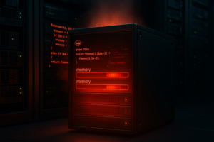 Server med PHP-hukommelsesgrænse Overbelastning fotorealistisk