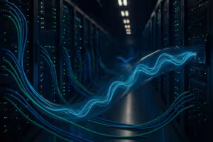 Network server with TCP congestion control visualization