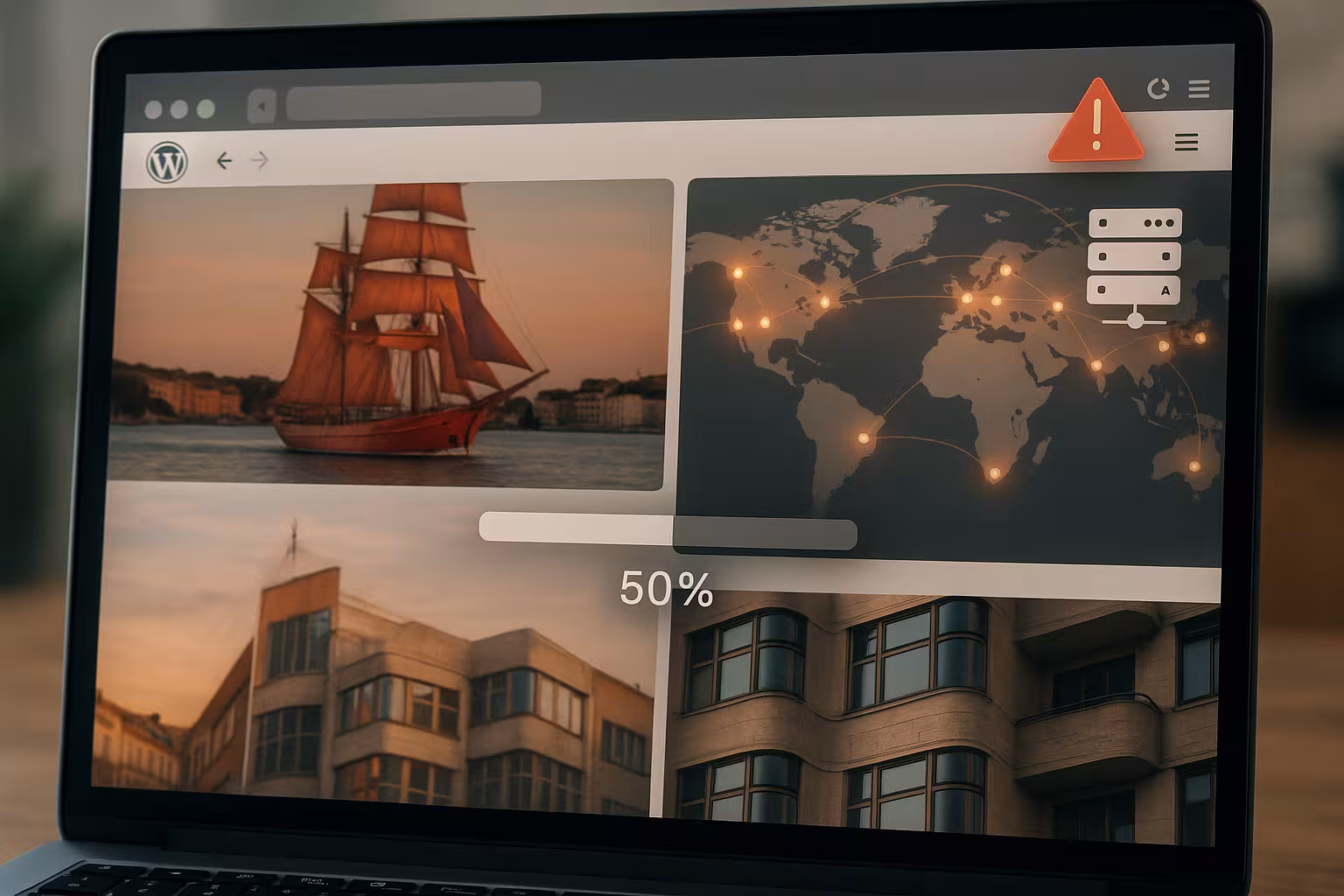 Large images slow down WordPress with CDN performance problems