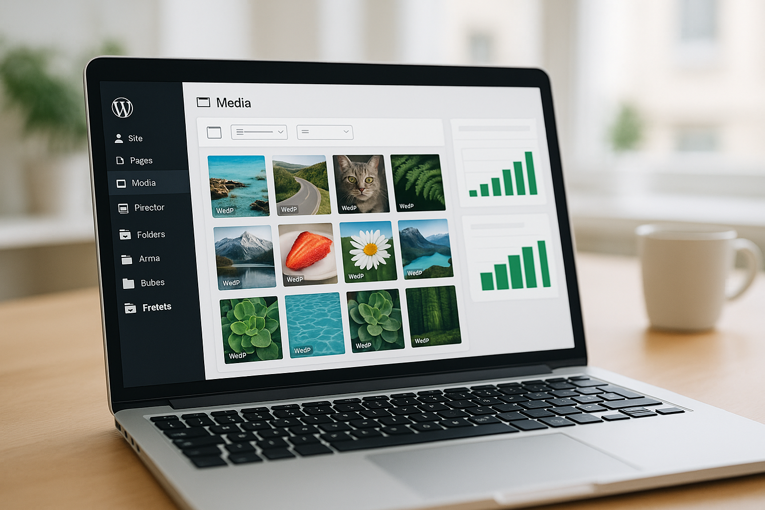 Prestandaförbättring av WordPress mediebibliotek med snabba bilder