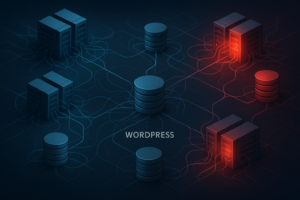 WordPress Multisite Performance Bottleneck – Visualization of Shared Resources and Bottlenecks