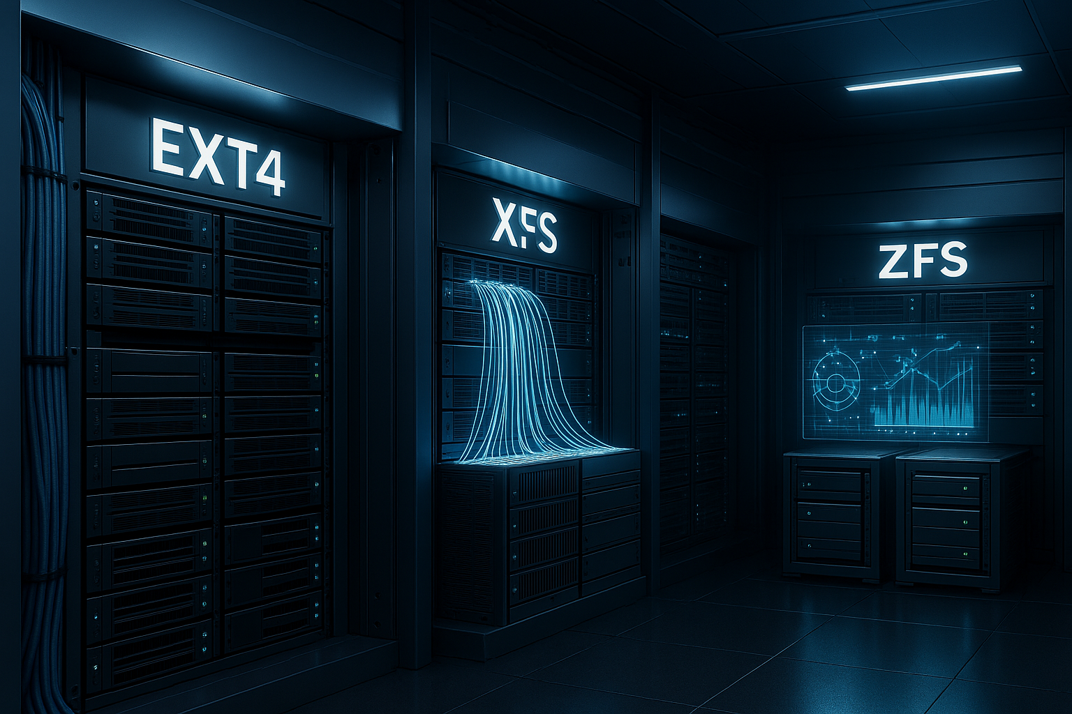 EXT4, XFS and ZFS: a comparison of file systems in hosting - webhosting