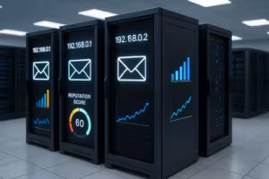 IPレピュテーションと配信性を備えた最新のEメールホスティングインフラストラクチャ
